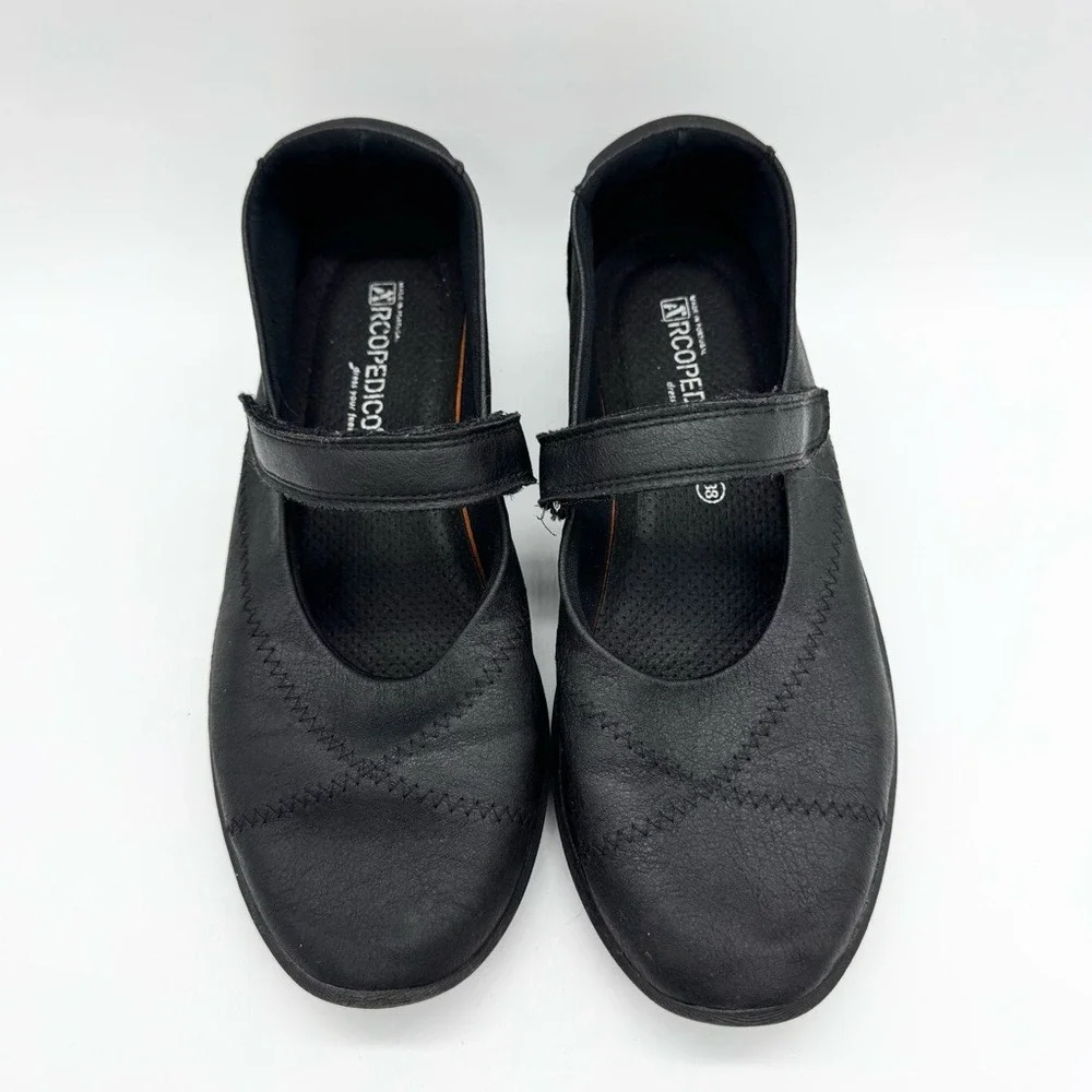 Arcopedico Lytech Anatomic Black Triglav Mary Jane Comfort Shoe‎ Size 38 Comfort